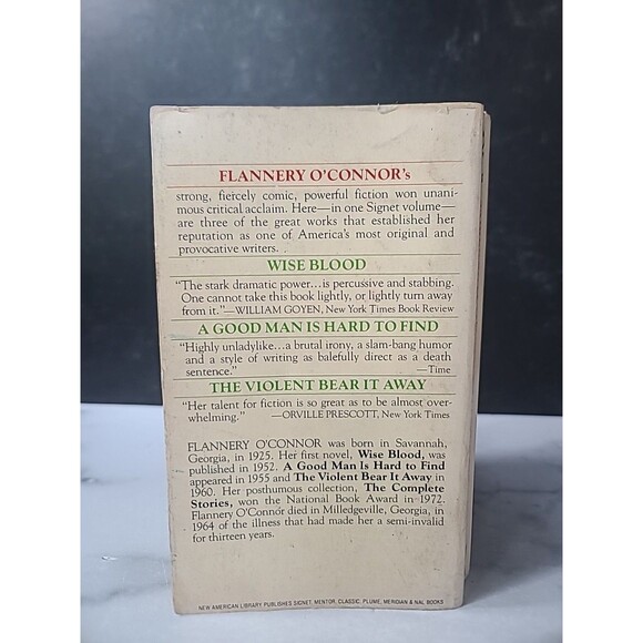 Three By Flannery O'Connor Paperback - Picture 9 of 10